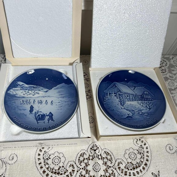 Vintage Bing & Grondahl Jule After Christmas Plates - Picture 1 of 8